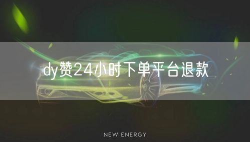 dy赞24小时下单平台退款
