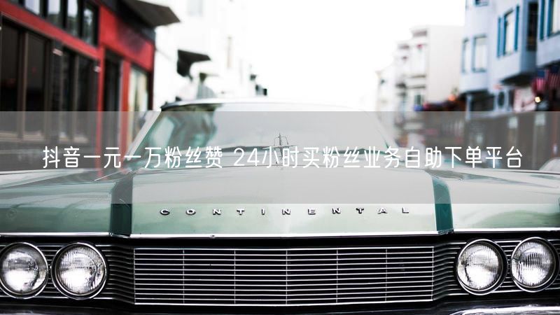 抖音一元一万粉丝赞 24小时买粉丝业务自助下单平台