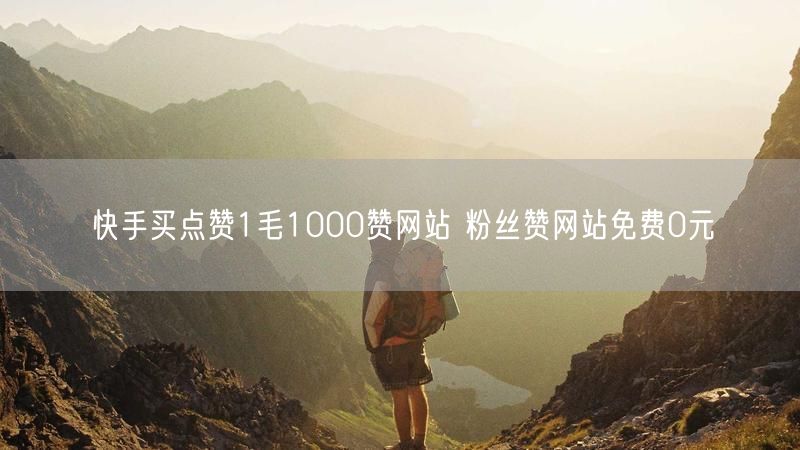 快手买点赞1毛1000赞网站 粉丝赞网站免费0元