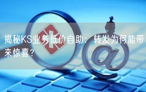 KS业务低价自助揭秘：转发如何成就社交媒体推广惊喜？